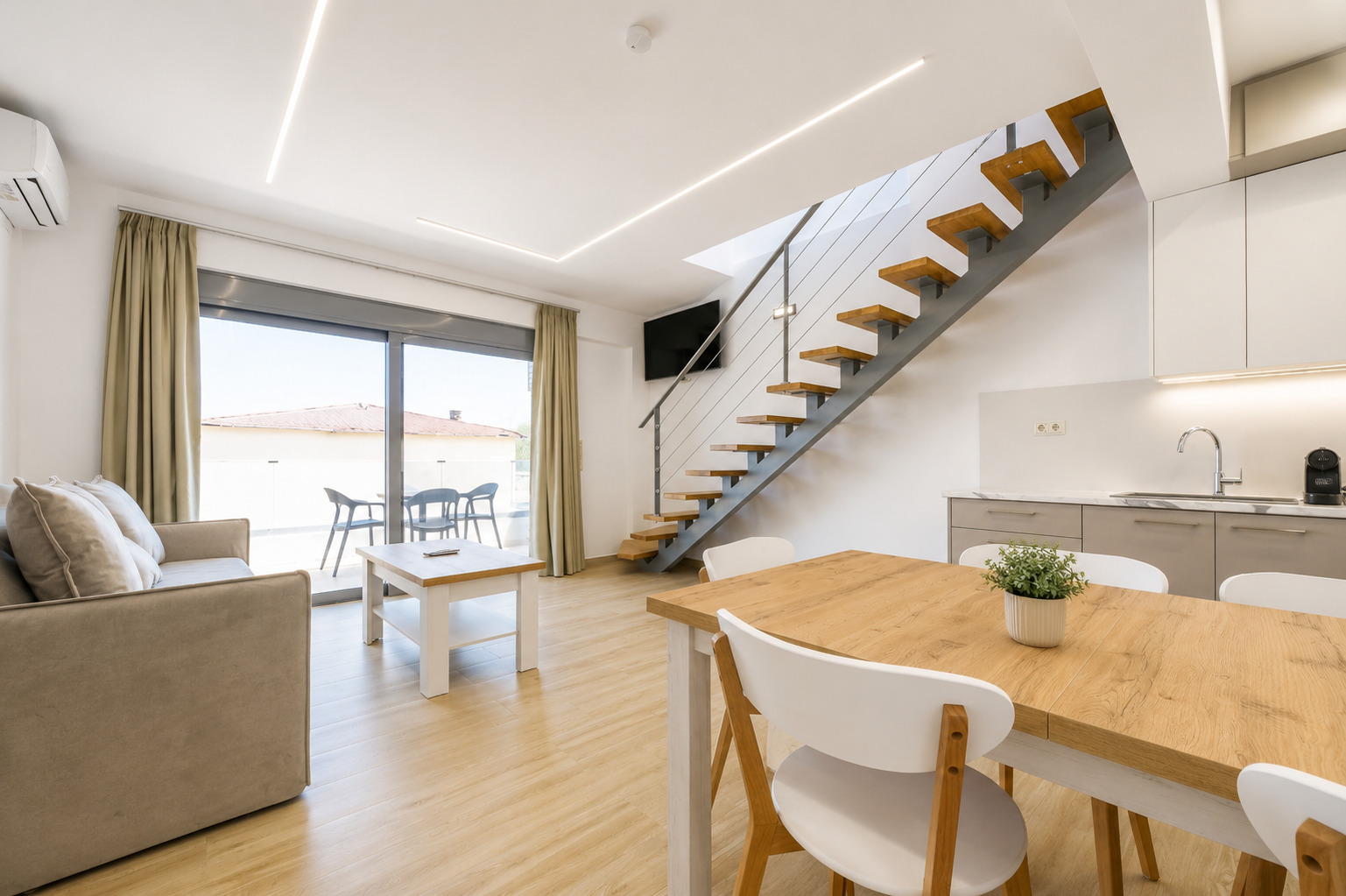 Nerea Suites living room